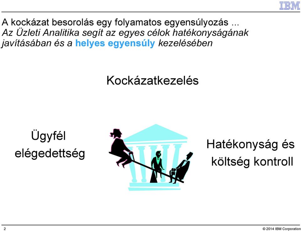 hatékonyságának javításában és a helyes egyensúly