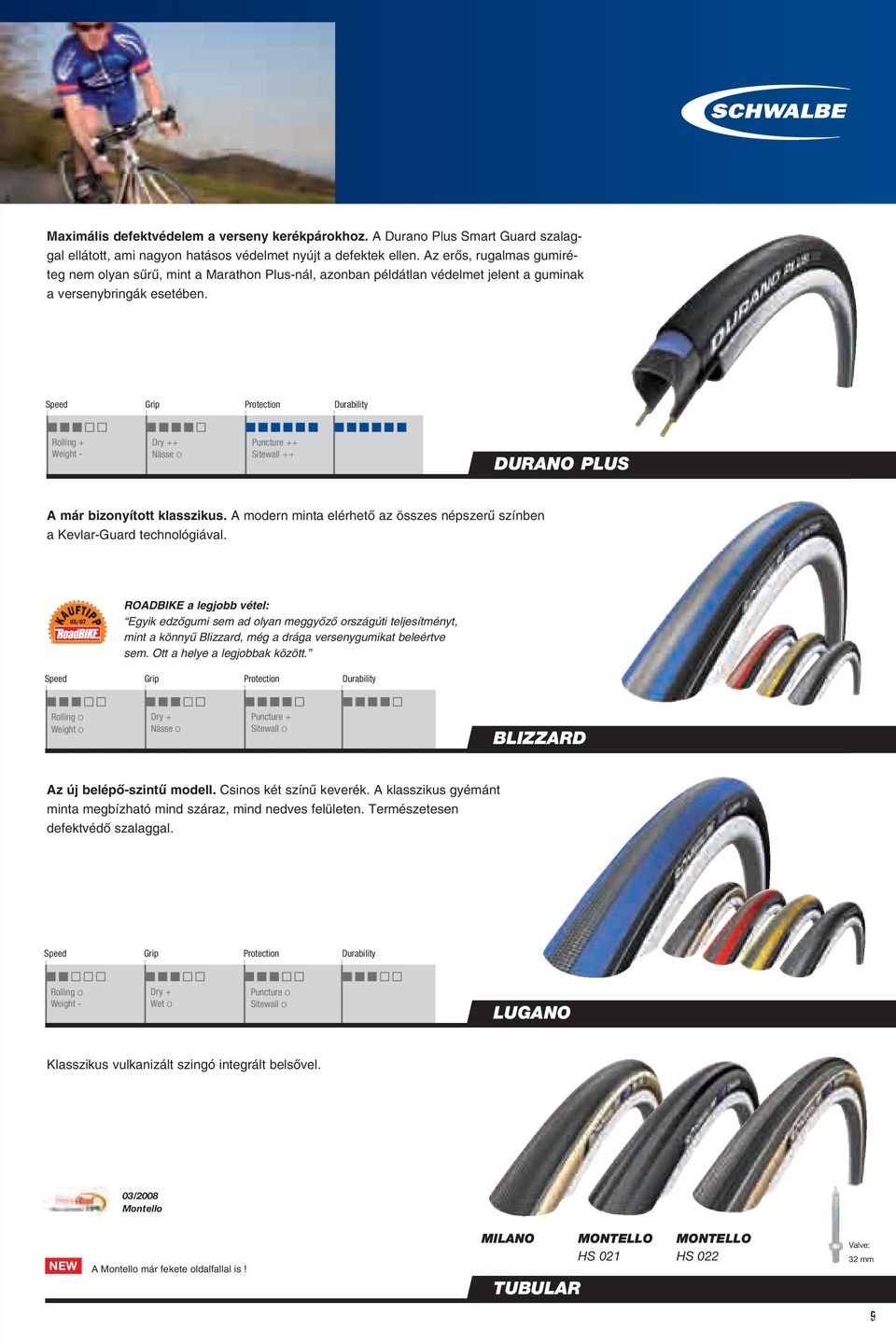 Rolling + Weight - Dry ++ Nässe o Puncture ++ Sitewall ++ DURANO PLUS A már bizonyított klasszikus. A modern minta elérhetœ az összes népszerı színben a Kevlar-Guard technológiával.