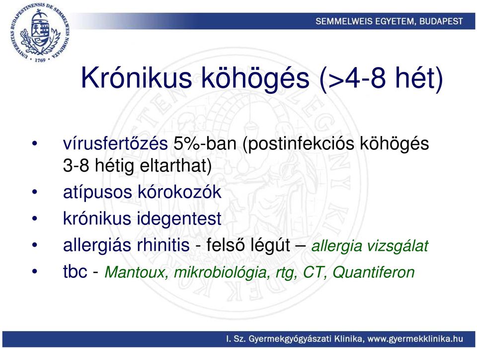 kórokozók krónikus idegentest allergiás rhinitis - felső