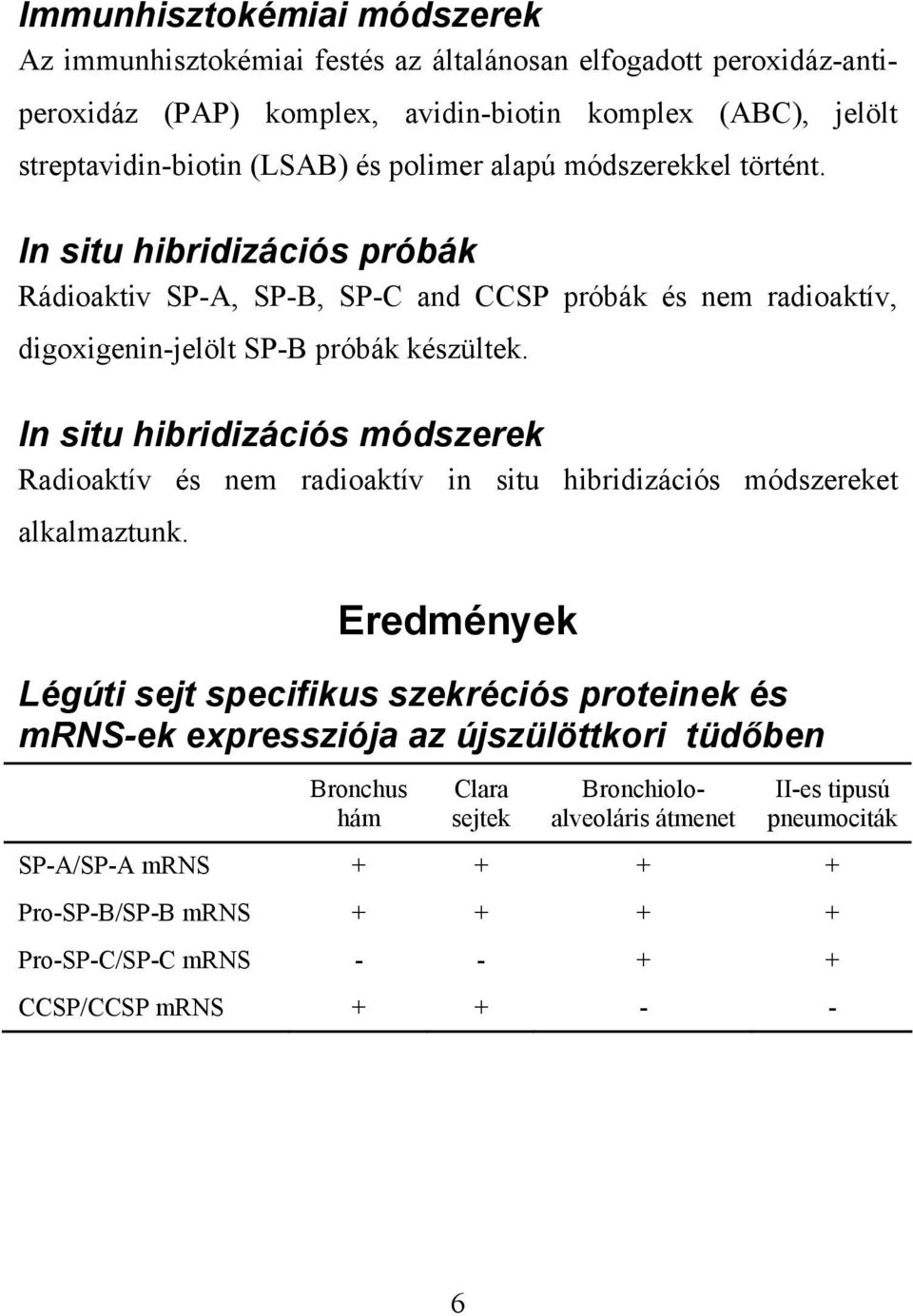 In situ hibridizációs módszerek Radioaktív és nem radioaktív in situ hibridizációs módszereket alkalmaztunk.