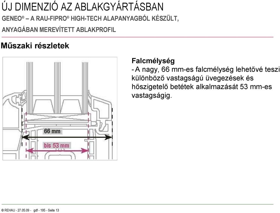 üvegezések és hőszigetelő betétek alkalmazását 53