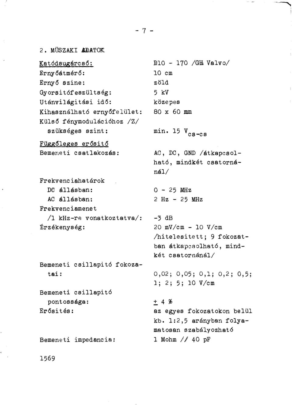 csatlakozás: Frekvenciahatárok D!