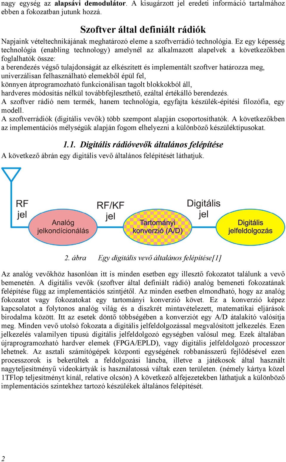 Ez egy képesség technológia (enabling technology) amelynél az alkalmazott alapelvek a következőkben foglalhatók össze: a berendezés végső tulajdonságát az elkészített és implementált szoftver