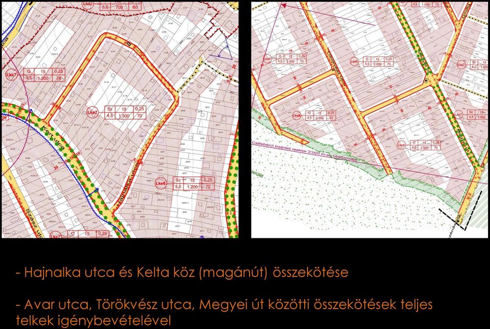 Törökvész utca, Megyei út közötti