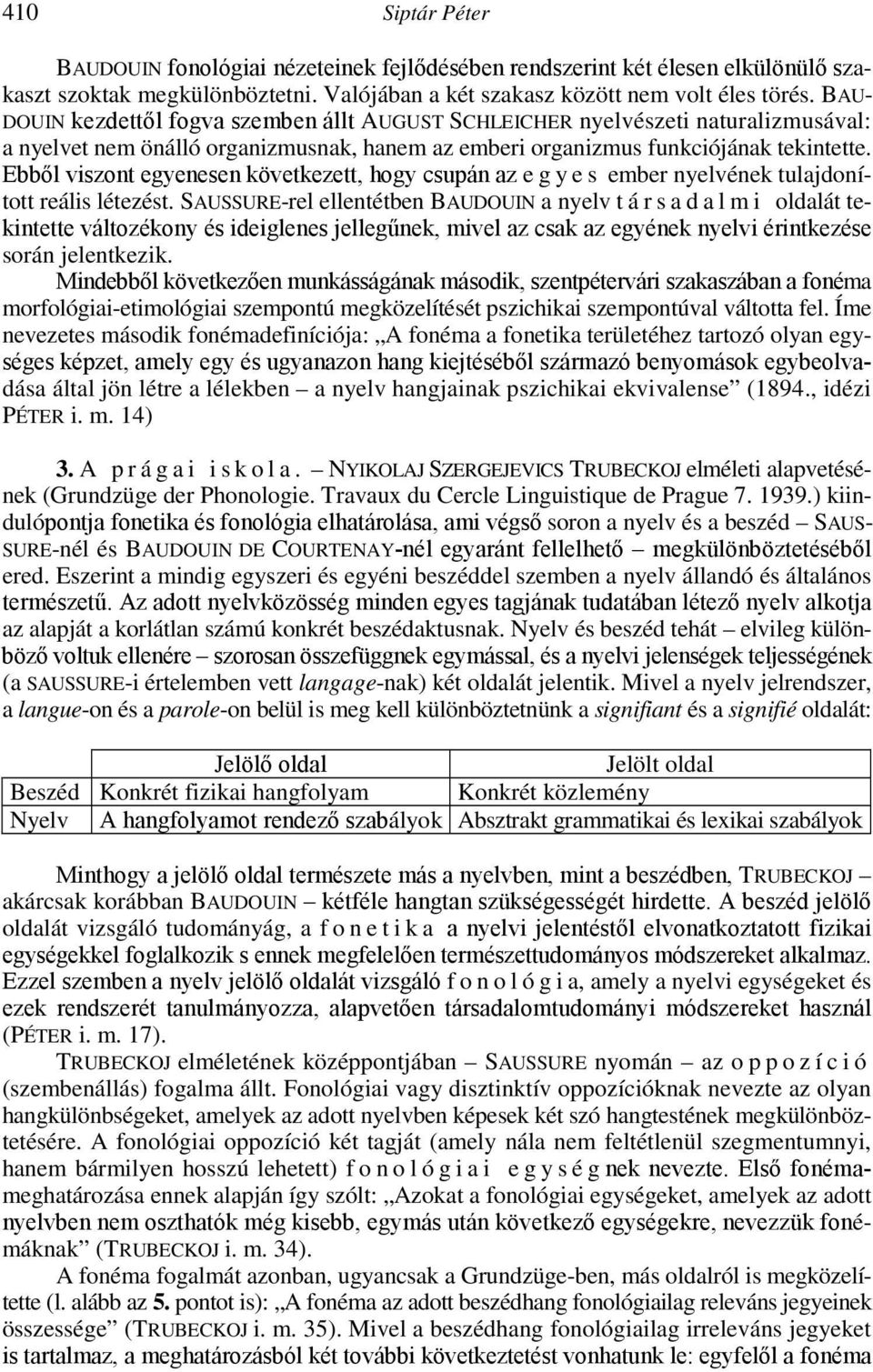 Ebbıl viszont egyenesen következett, hogy csupán az e g y e s ember nyelvének tulajdonított reális létezést.