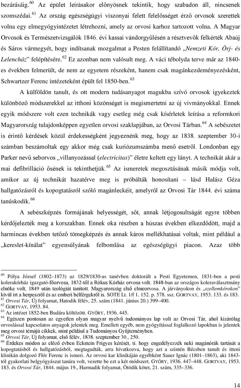 A Magyar Orvosok és Természetvizsgálók 1846.