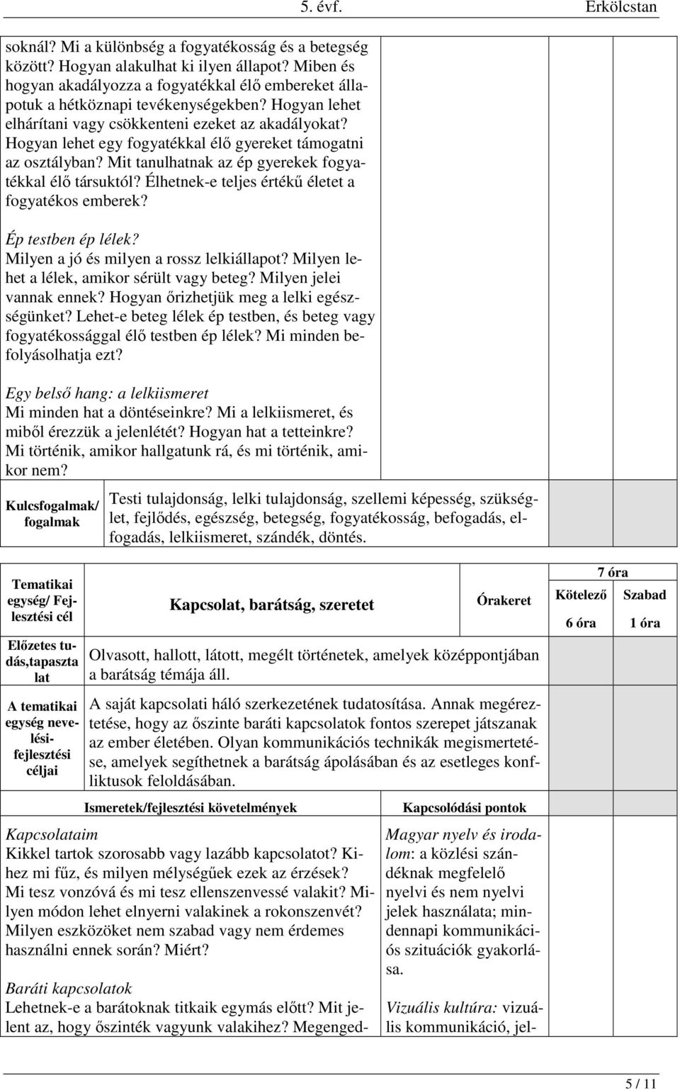 Élhetnek-e teljes értékű életet a fogyatékos emberek? Ép testben ép lélek? Milyen a jó és milyen a rossz lelkiállapot? Milyen lehet a lélek, amikor sérült vagy beteg? Milyen jelei vannak ennek?