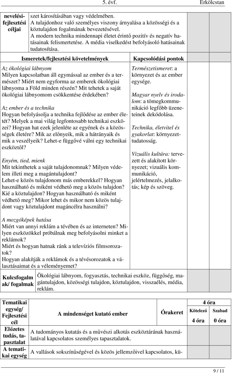 Az ökológiai lábnyom Milyen kapcsolatban áll egymással az ember és a természet? Miért nem egyforma az emberek ökológiai lábnyoma a Föld minden részén?