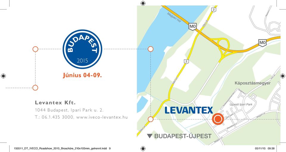 iveco-levantex.hu Székelyszenttamás u. Ipari park u. Óradna u.