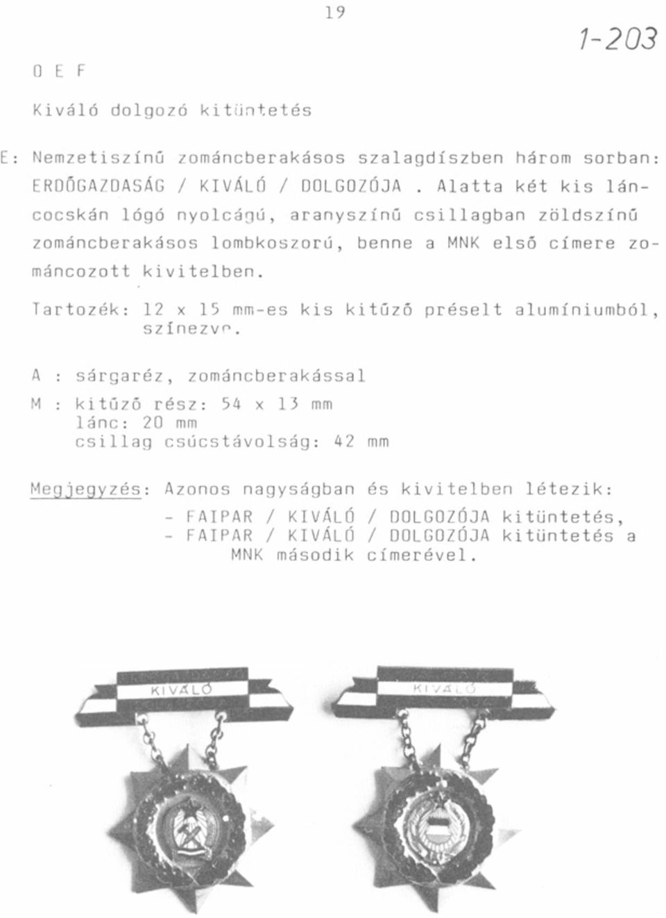 Tartozék: 12 x 15 mm-es kis kitűző préselt alumíniumból, színezve.