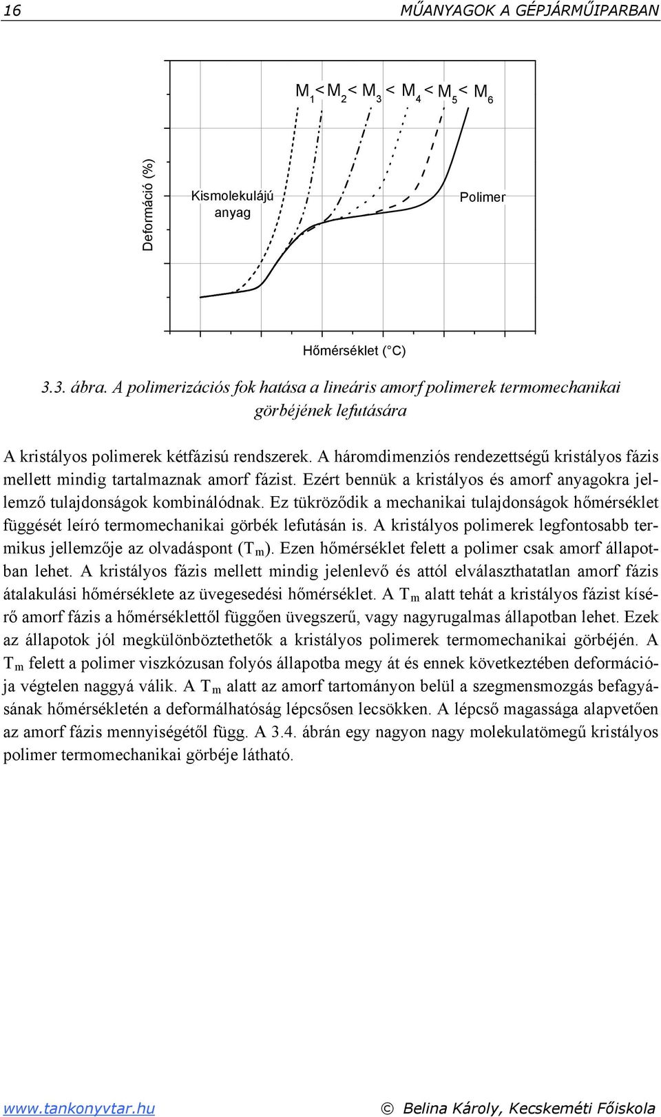 A háromdimenziós rendezettségű kristályos fázis mellett mindig tartalmaznak amorf fázist. Ezért bennük a kristályos és amorf anyagokra jellemző tulajdonságok kombinálódnak.