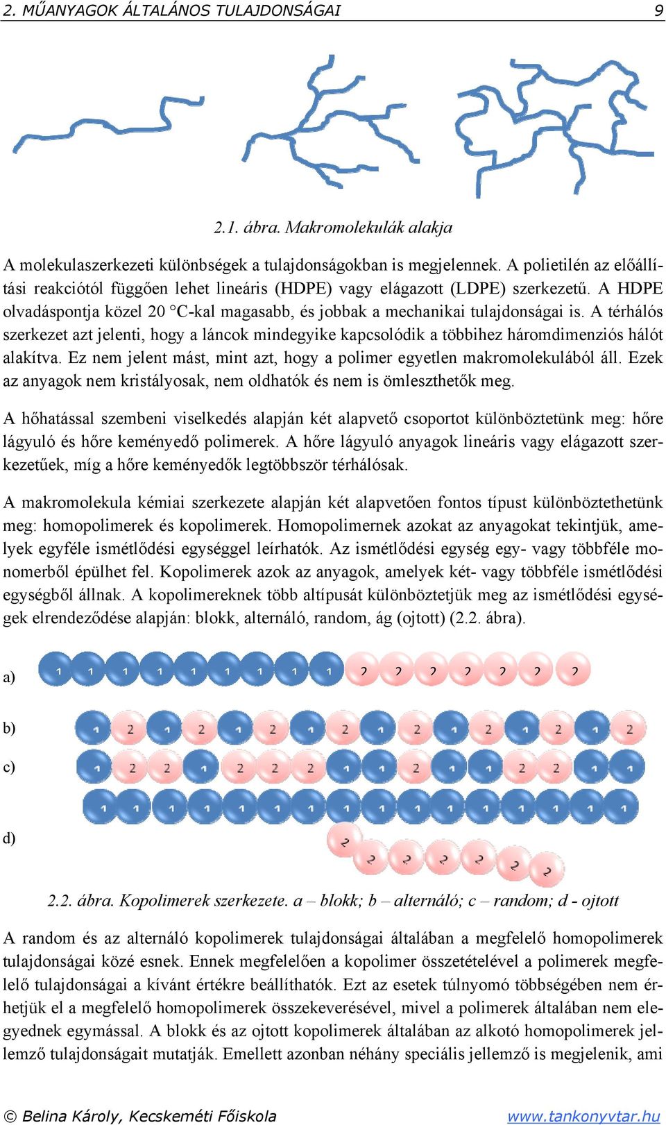 A térhálós szerkezet azt jelenti, hogy a láncok mindegyike kapcsolódik a többihez háromdimenziós hálót alakítva. Ez nem jelent mást, mint azt, hogy a polimer egyetlen makromolekulából áll.