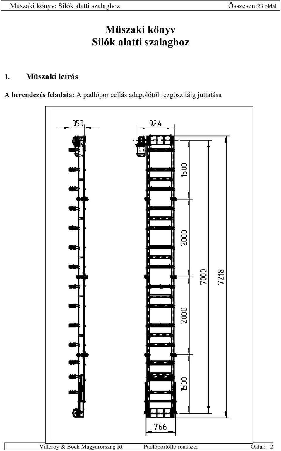 cellás adagolótól rezgöszitáig juttatása