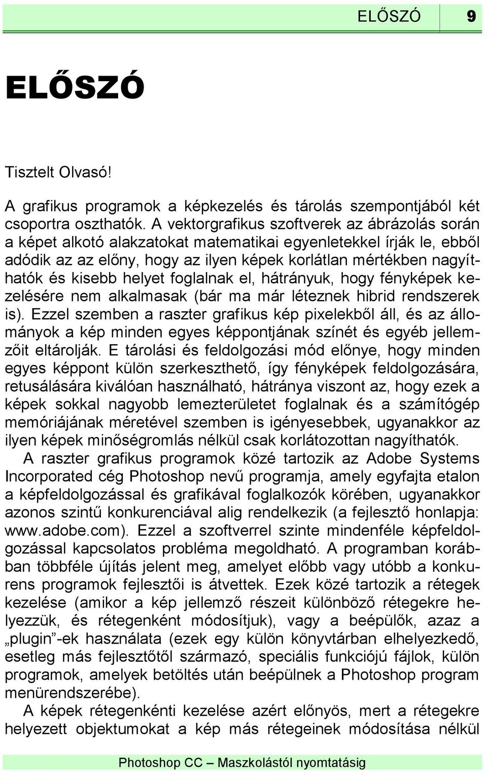 helyet foglalnak el, hátrányuk, hogy fényképek kezelésére nem alkalmasak (bár ma már léteznek hibrid rendszerek is).
