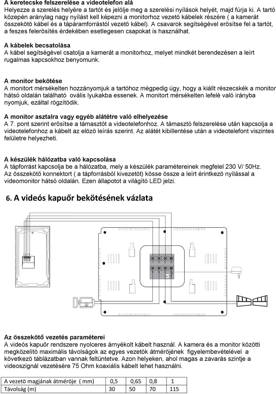 A csavarok segítségével erösítse fel a tartót, a feszes felerösítés érdekében esetlegesen csapokat is használhat.