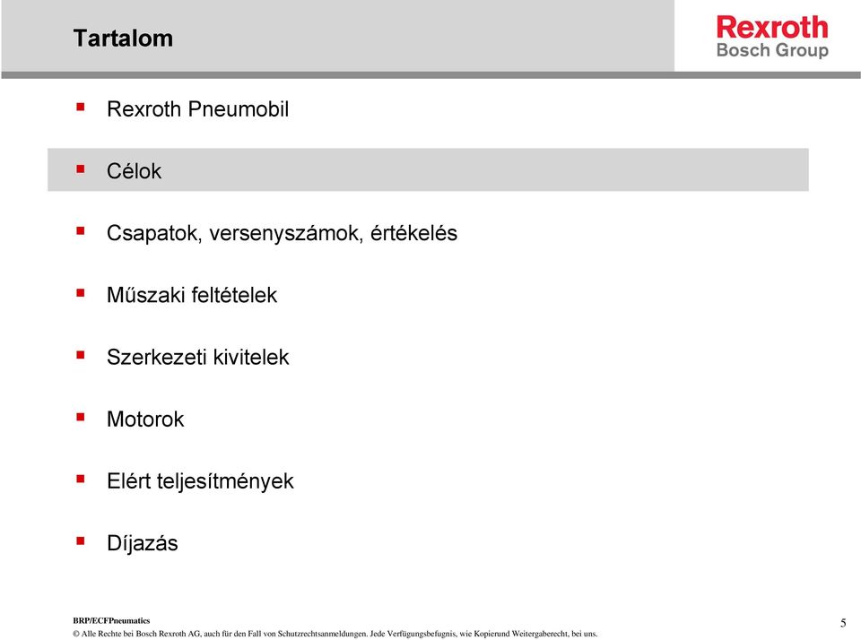 Műszaki feltételek Szerkezeti