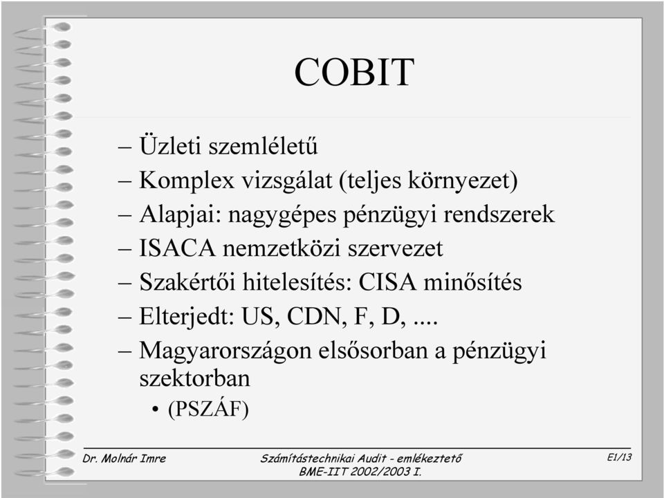 szervezet Szakértői hitelesítés: CISA minősítés Elterjedt: US,