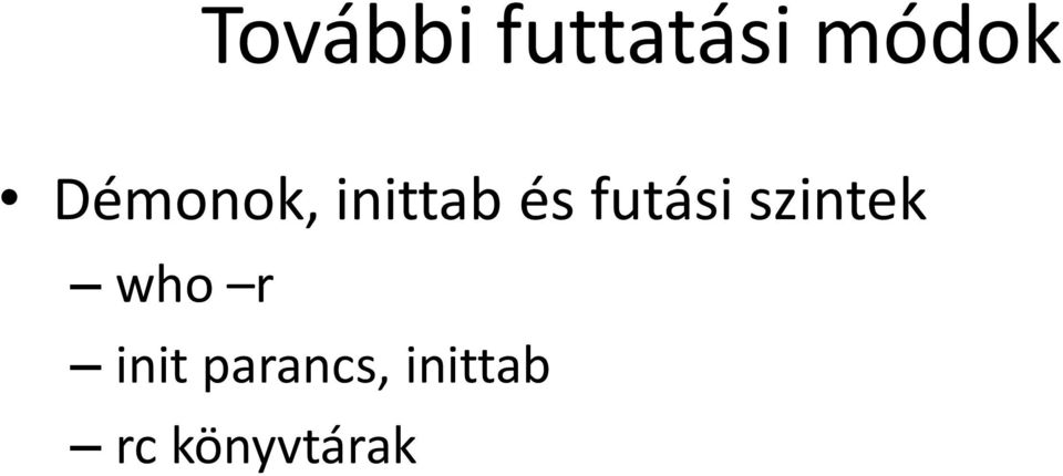 futási szintek who r