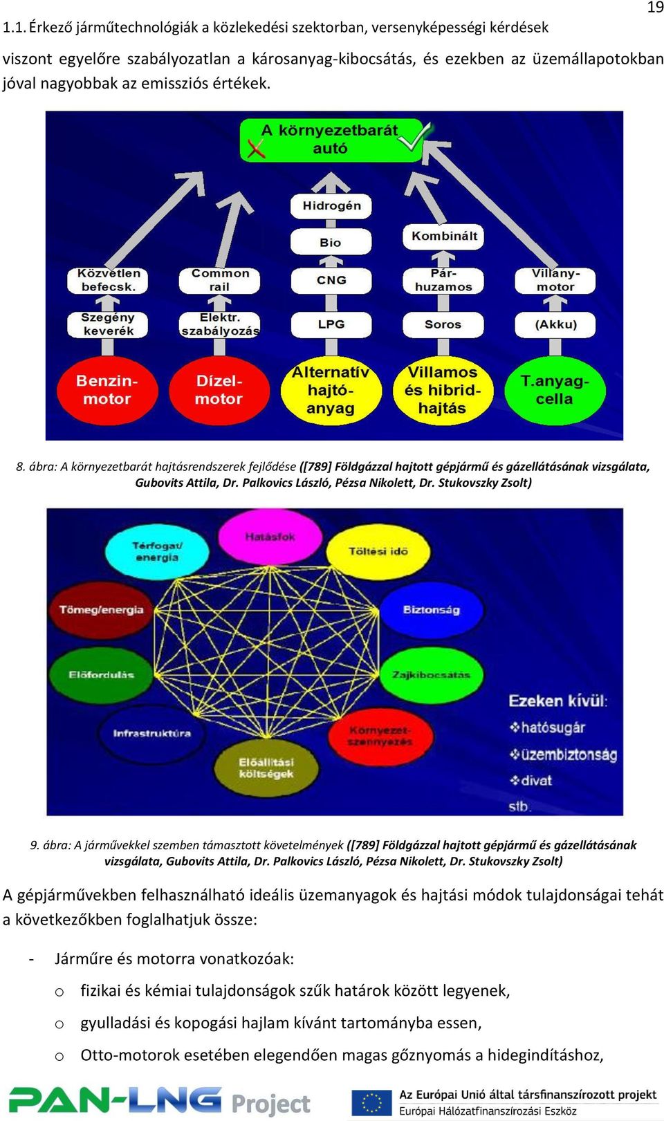 ábra: A járművekkel szemben támasztott követelmények ([789] Földgázzal hajtott gépjármű és gázellátásának vizsgálata, Gubovits Attila, Dr. Palkovics László, Pézsa Nikolett, Dr.