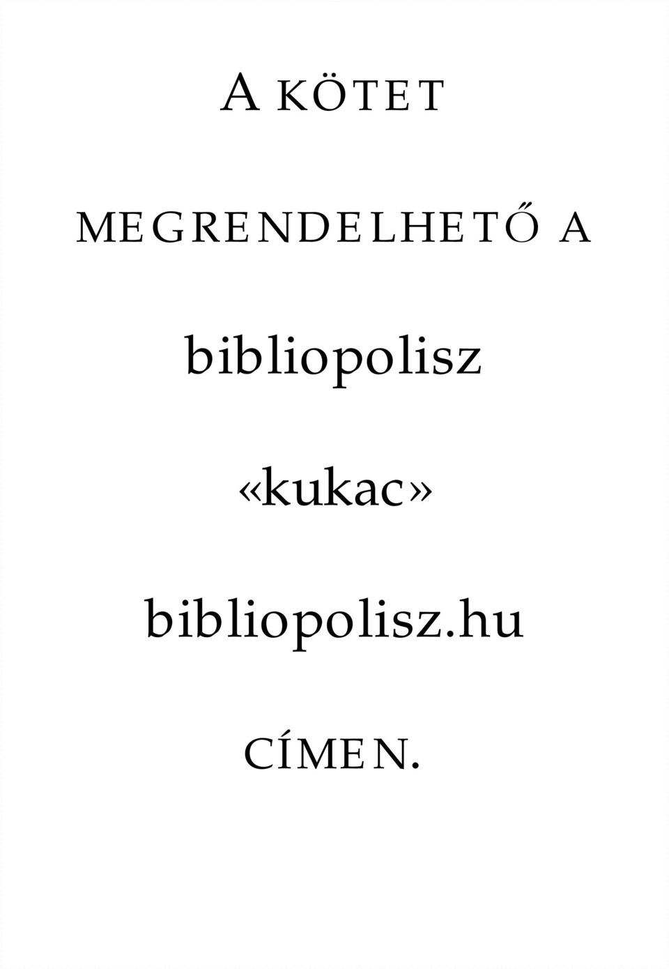 bibliopolisz