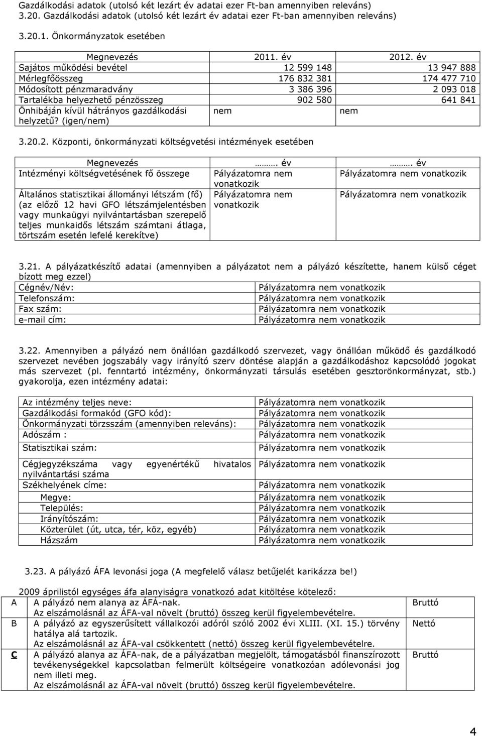 év Sajátos működési bevétel 12 599 148 13 947 888 Mérlegfőösszeg 176 832 381 174 477 710 Módosított pénzmaradvány 3 386 396 2 093 018 Tartalékba helyezhető pénzösszeg 902 580 641 841 Önhibáján kívül