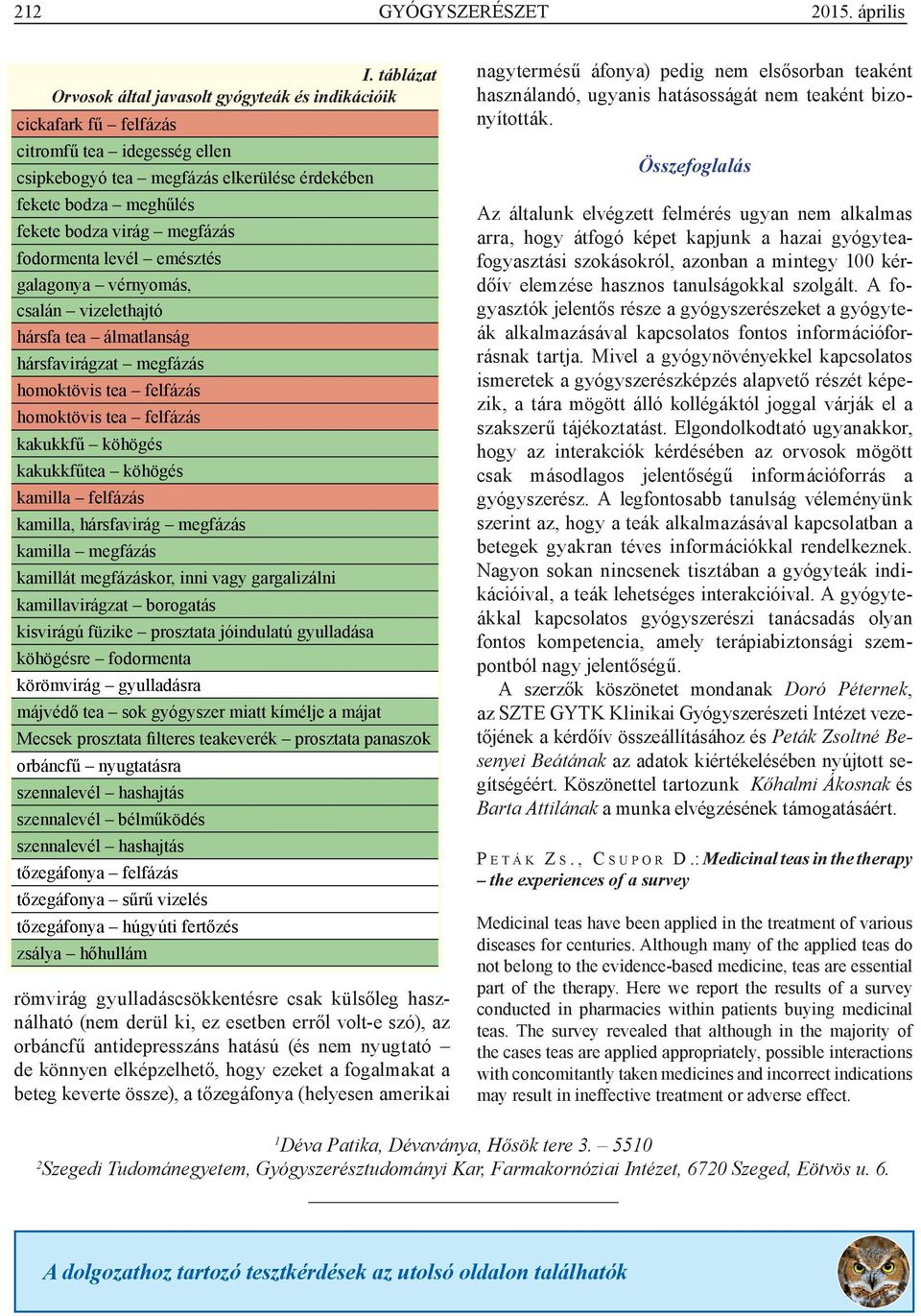 megfázás fodormenta levél emésztés galagonya vérnyomás, csalán vizelethajtó hársfa tea álmatlanság hársfavirágzat megfázás homoktövis tea felfázás homoktövis tea felfázás kakukkfű köhögés kakukkfűtea