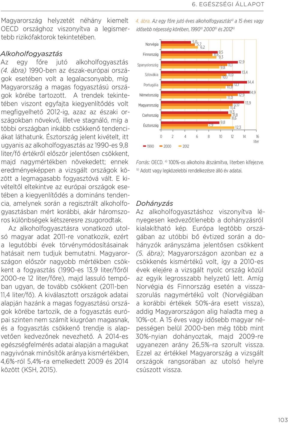 A trendek tekintetében viszont egyfajta kiegyenlítődés volt megfigyelhető 2012-ig, azaz az északi országokban növekvő, illetve stagnáló, míg a többi országban inkább csökkenő tendenciákat láthatunk.