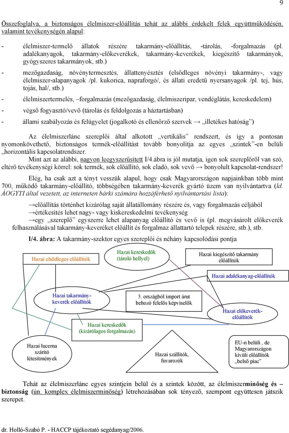 ) - mezőgazdaság, növénytermesztés, állattenyésztés (elsődleges növényi takarmány-, vagy élelmiszer-alapanyagok /pl. kukorica, napraforgó/, és állati eredetű nyersanyagok /pl.