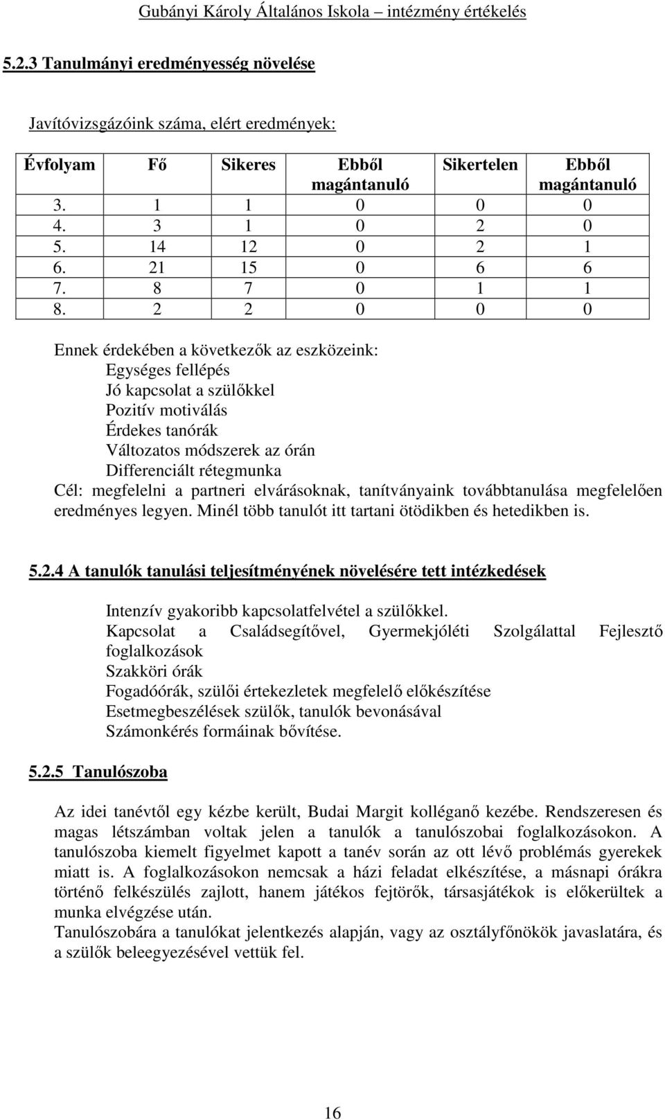 2 2 0 0 0 Ennek érdekében a következık az eszközeink: Egységes fellépés Jó kapcsolat a szülıkkel Pozitív motiválás Érdekes tanórák Változatos módszerek az órán Differenciált rétegmunka Cél: