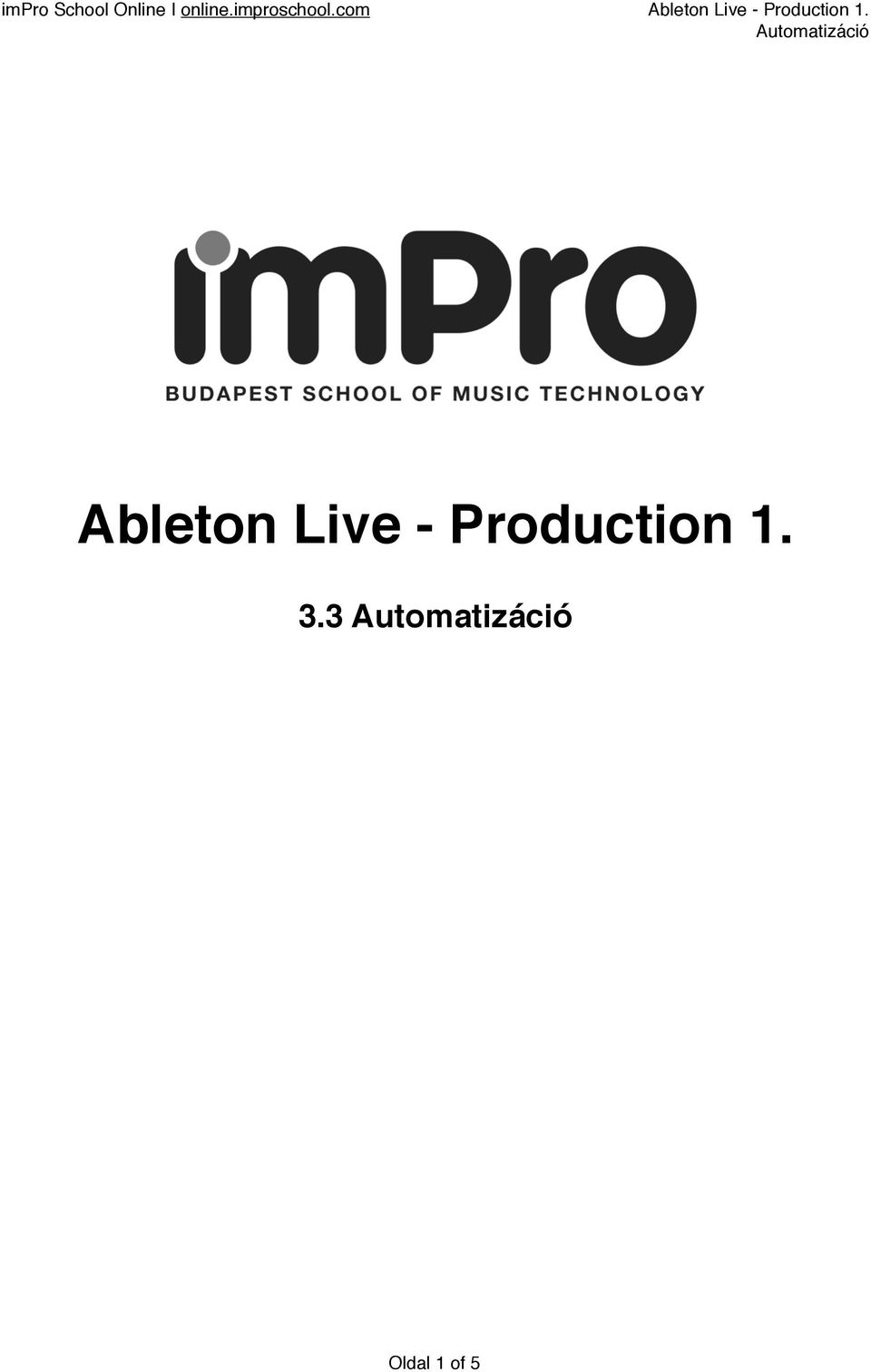 com Ableton Live -