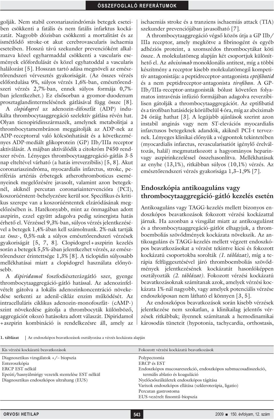 Hosszú távú szekunder prevencióként alkalmazva közel egyharmaddal csökkenti a vascularis események előfordulását és közel egyhatoddal a vascularis halálozást [5].