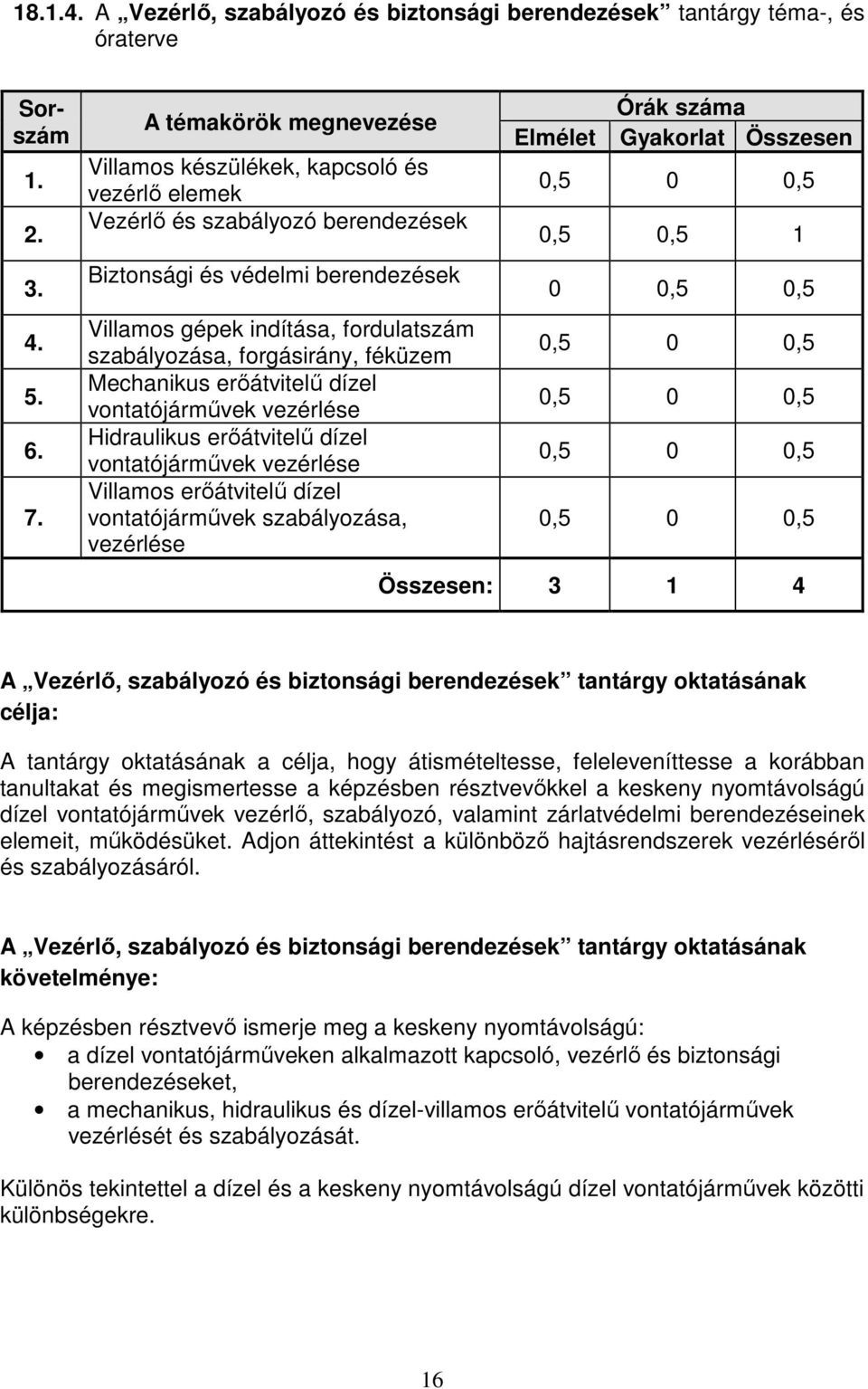 forgásirány, féküzem Mechanikus erőátvitelű dízel vontatójárművek vezérlése Hidraulikus erőátvitelű dízel vontatójárművek vezérlése Villamos erőátvitelű dízel vontatójárművek szabályozása, vezérlése