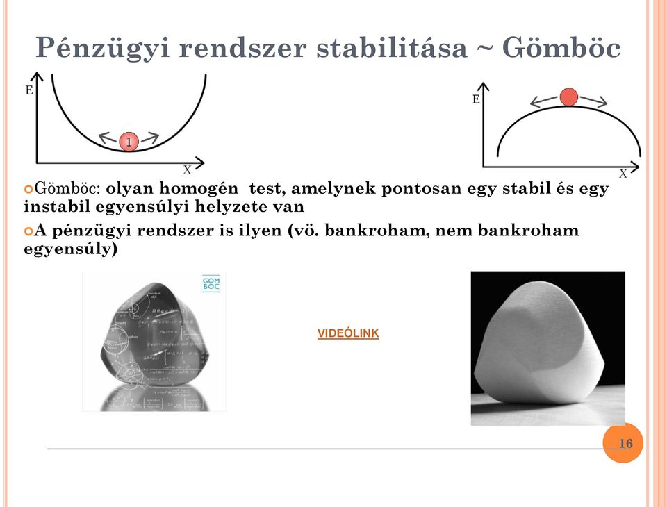 instabil egyensúlyi helyzete van A pénzügyi rendszer