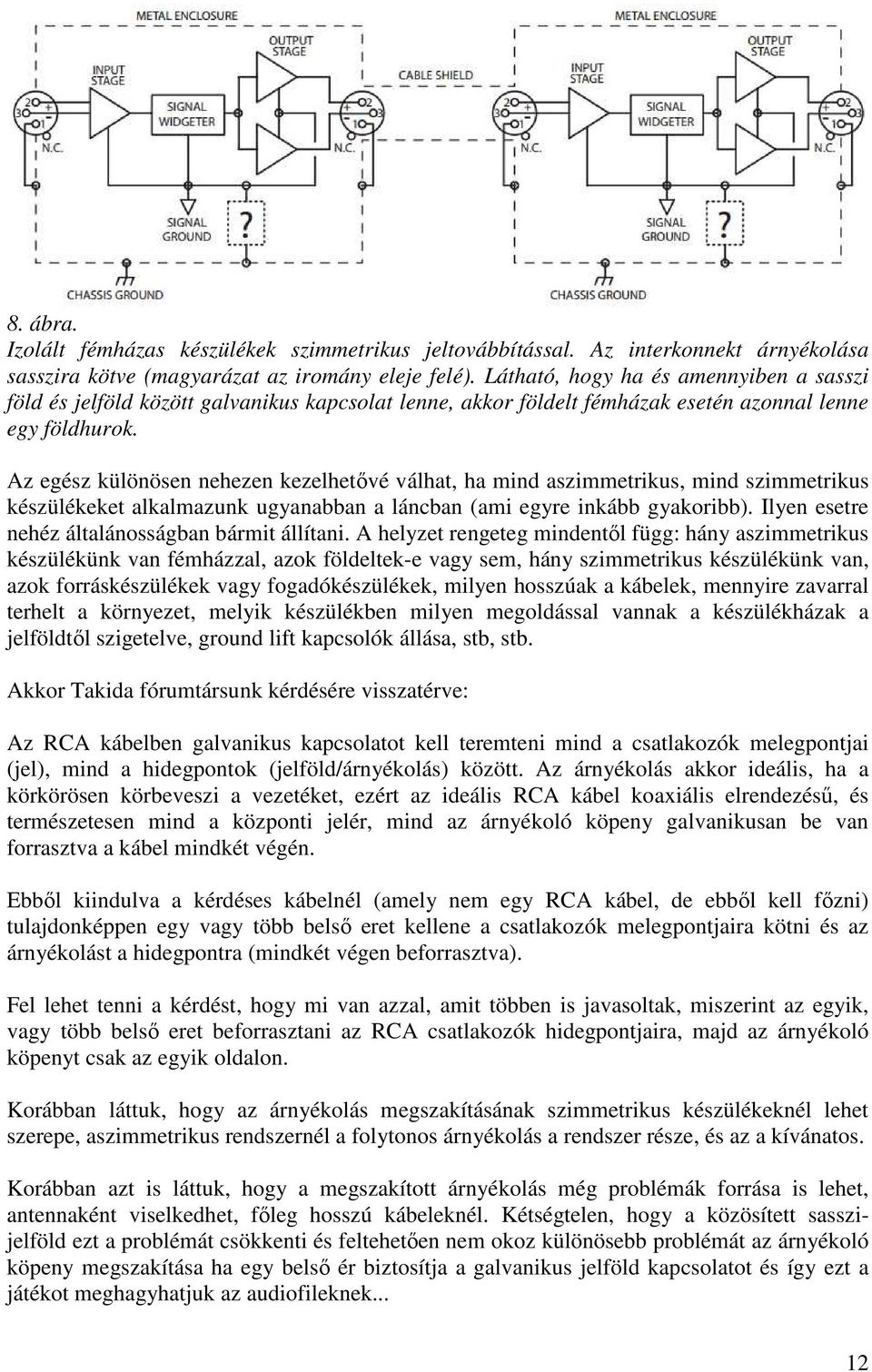 Az egész különösen nehezen kezelhetővé válhat, ha mind aszimmetrikus, mind szimmetrikus készülékeket alkalmazunk ugyanabban a láncban (ami egyre inkább gyakoribb).