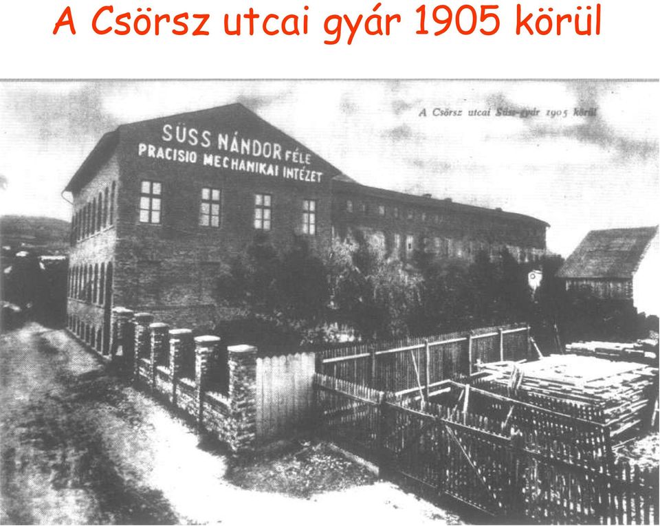 gyár 1905