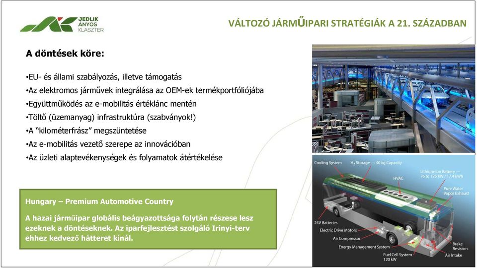 Együttmőködés az e-mobilitás értéklánc mentén Töltı (üzemanyag) infrastruktúra (szabványok!