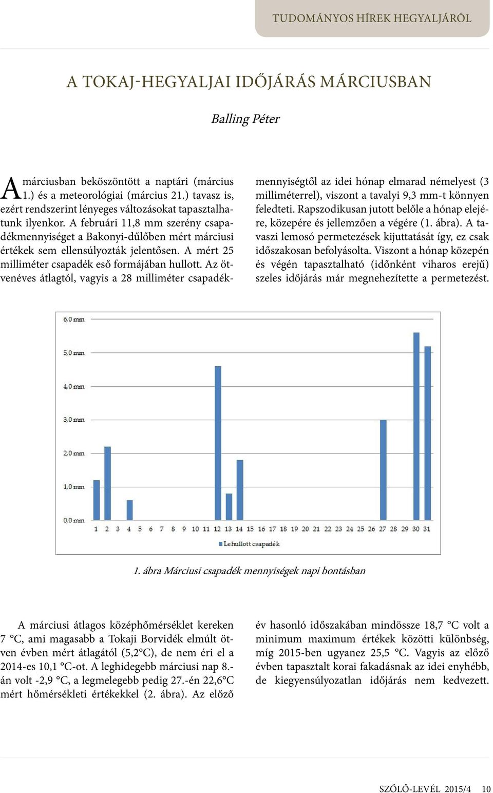 A mért 25 milliméter csapadék eső formájában hullott.