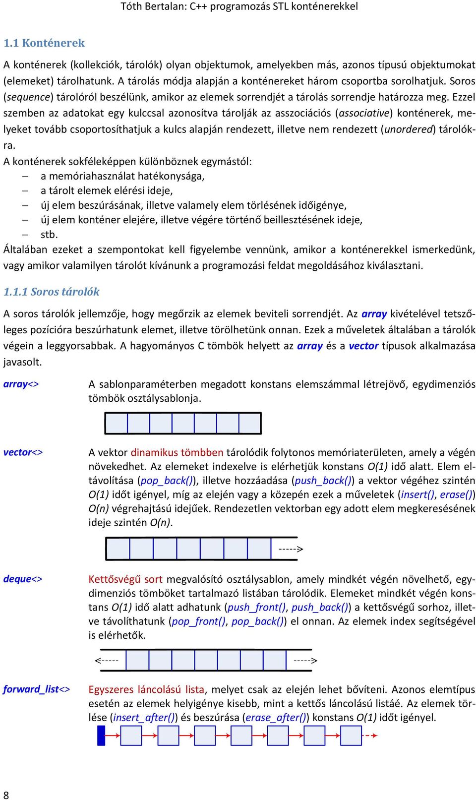 Ezzel szemben az adatokat egy kulccsal azonosítva tárolják az asszociációs (associative) konténerek, melyeket tovább csoportosíthatjuk a kulcs alapján rendezett, illetve nem rendezett (unordered)