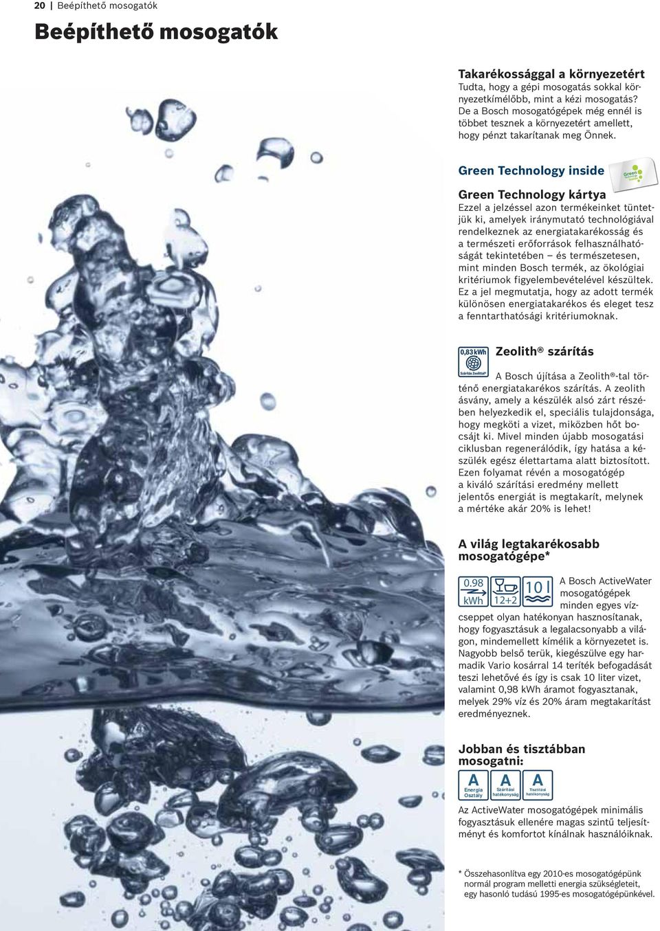 Green Technology inside Green Technology kártya Ezzel a jelzéssel azon termékeinket tüntetjük ki, amelyek iránymutató technológiával rendelkeznek az energiatakarékosság és a természeti erőforrások