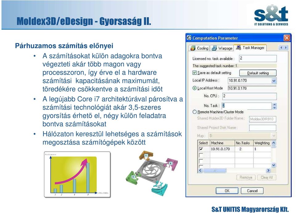 érve el a hardware számítási kapacitásának maximumát, töredékére csökkentve a számítási idıt A legújabb Core i7