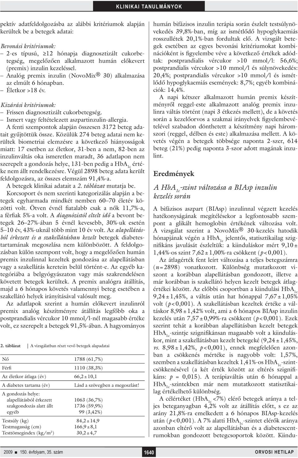 Ismert vagy feltételezett aszpartinzulin-allergia. A fenti szempontok alapján összesen 3172 beteg adatait gyűjtöttük össze.