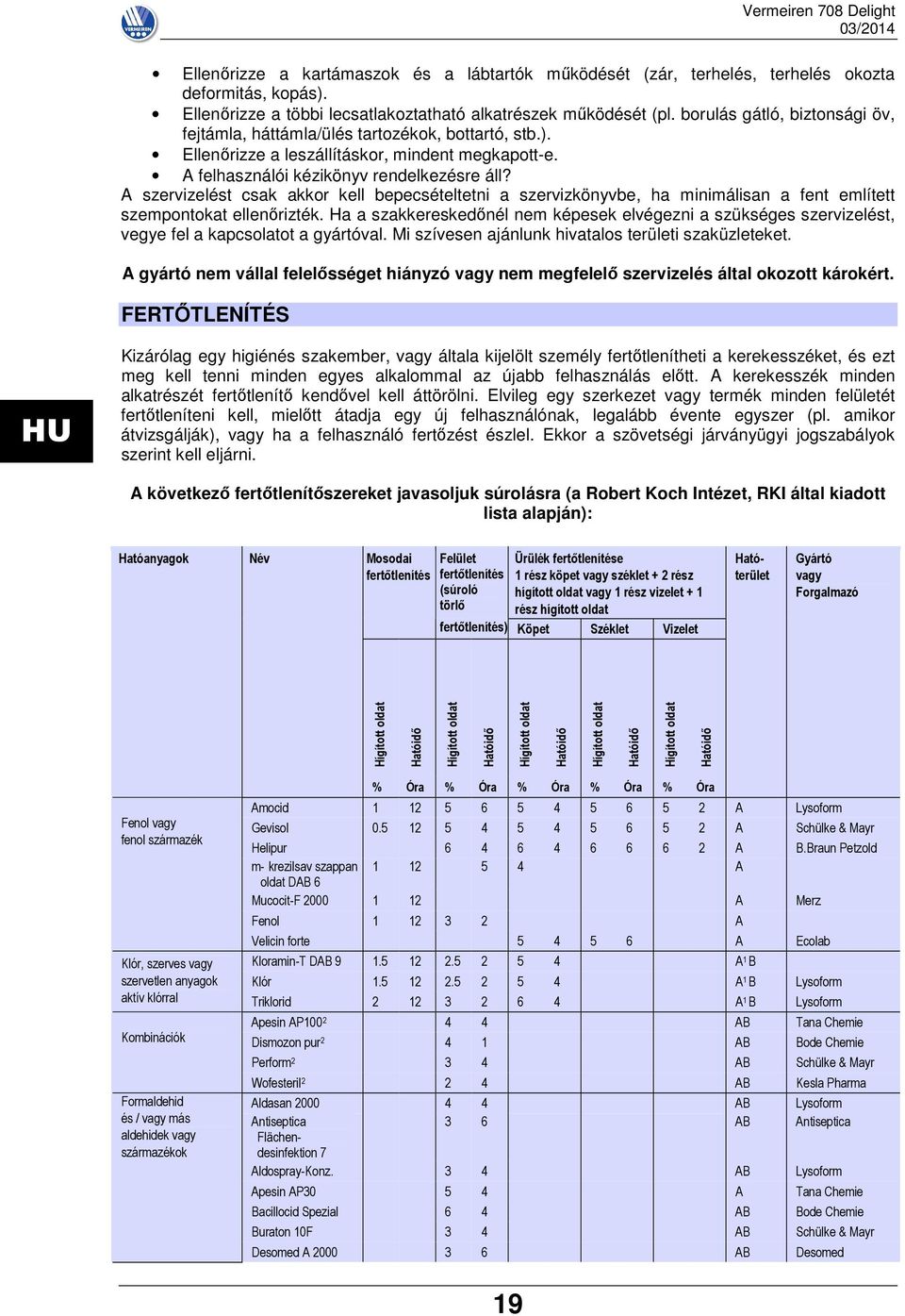 A szervizelést csak akkor kell bepecsételtetni a szervizkönyvbe, ha minimálisan a fent említett szempontokat ellenőrizték.