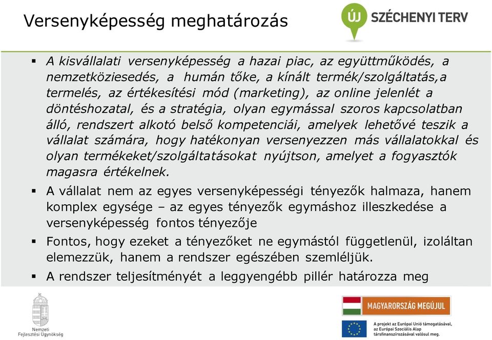 versenyezzen más vállalatokkal és olyan termékeket/szolgáltatásokat nyújtson, amelyet a fogyasztók magasra értékelnek.