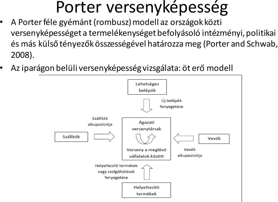 intézményi, politikai és más külső tényezők összességével határozza meg
