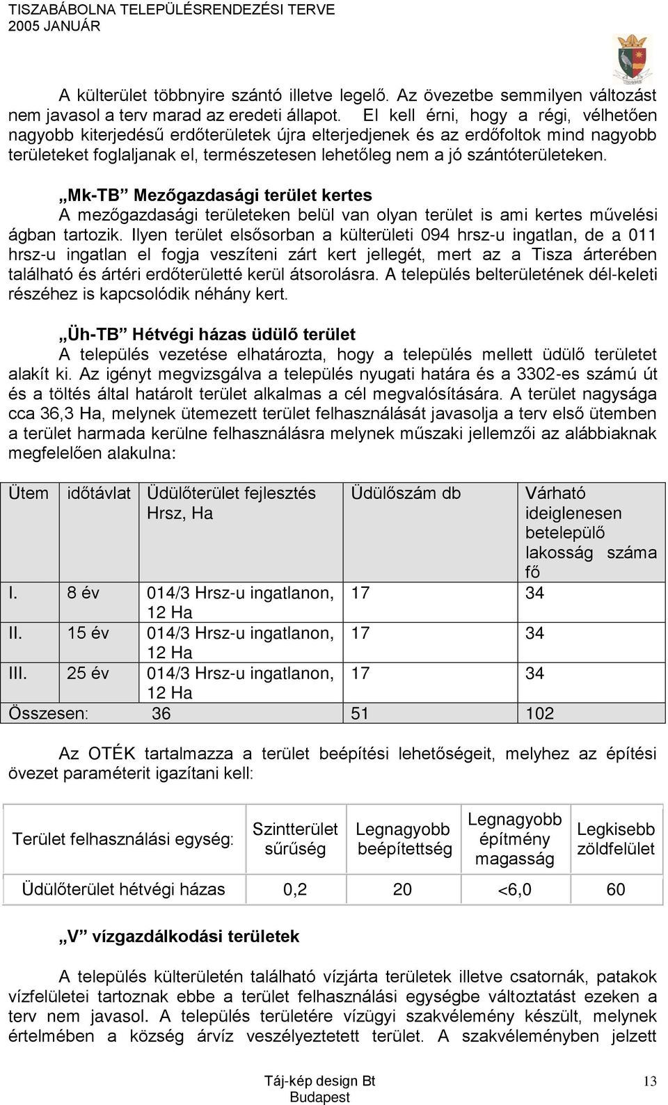 Mk-TB Mezőgazdasági terület kertes A mezőgazdasági területeken belül van olyan terület is ami kertes művelési ágban tartozik.