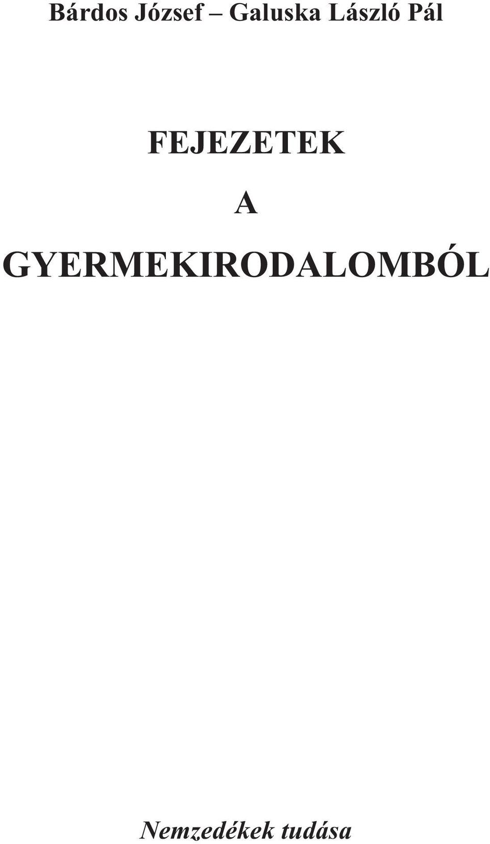 FEJEZETEK A