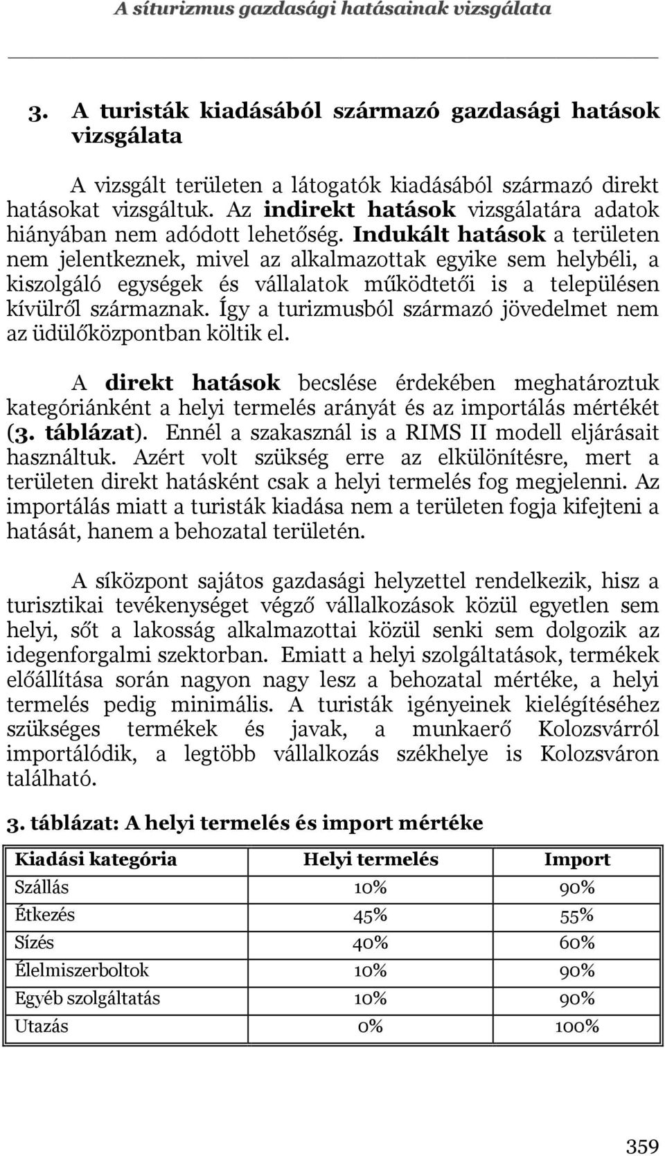 Indukált hatások a területen nem jelentkeznek, mivel az alkalmazottak egyike sem helybéli, a kiszolgáló egységek és vállalatok működtetői is a településen kívülről származnak.