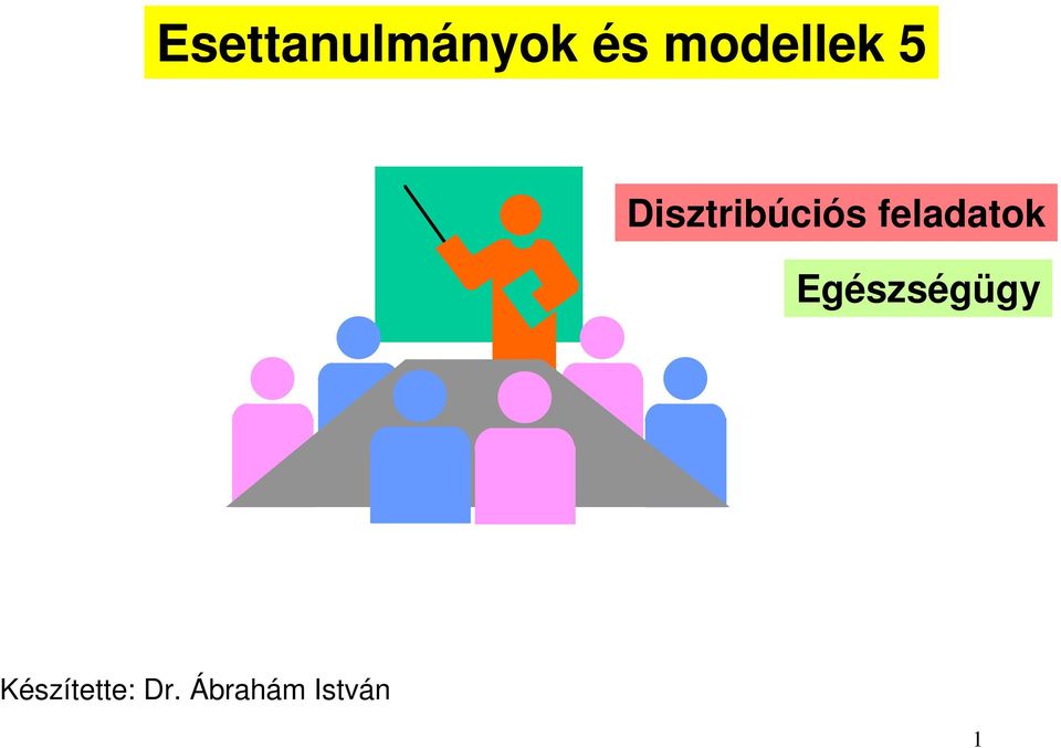 Disztribúciós feladatok