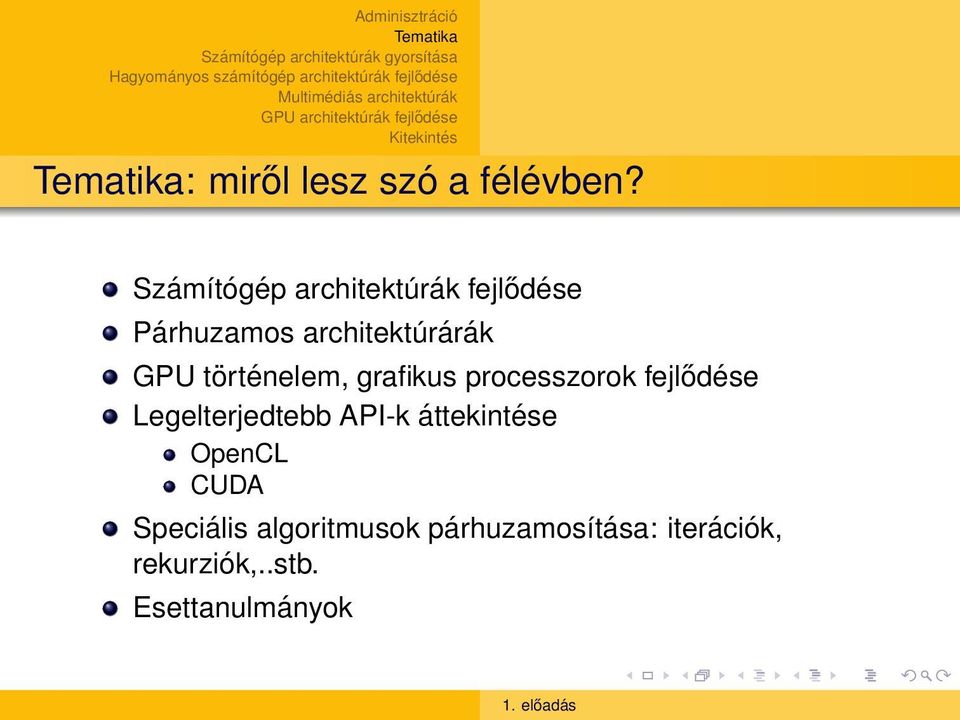 történelem, grafikus processzorok fejlődése Legelterjedtebb API-k