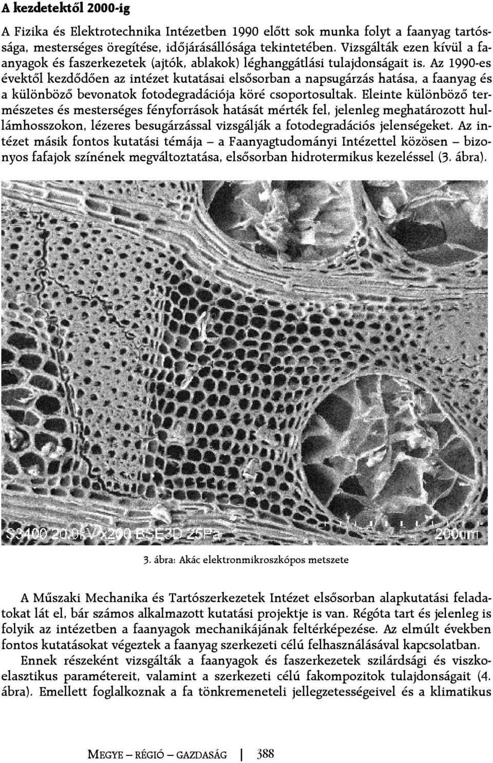 Az 1990-es évektõl kezdõdõen az intézet kutatásai elsõsorban a napsugárzás hatása, a faanyag és a különbözõ bevonatok fotodegradációja köré csoportosultak.